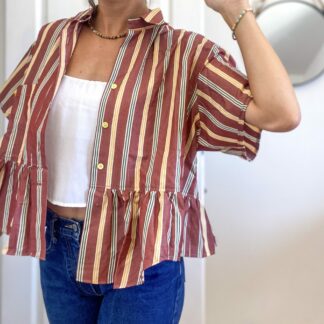 Chemise upcyclée Frida