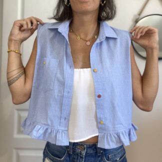 Chemise upcyclée Nina