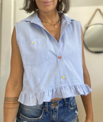 Chemise upcyclée Nina – Image 3