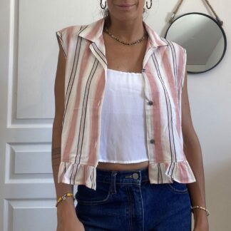 Chemise upcyclée Nina