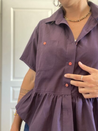 Chemise upcyclée Frida – Image 3