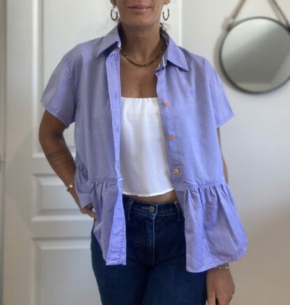 Chemise upcyclée Frida – Image 4