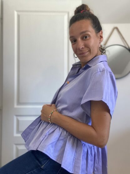 Chemise upcyclée Frida – Image 3
