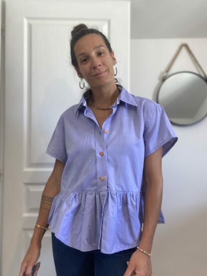 Chemise upcyclée Frida – Image 7