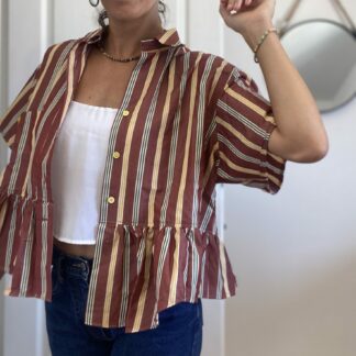 Chemise upcyclée Frida