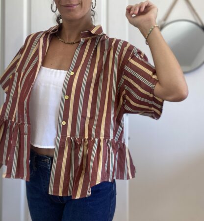 Chemise upcyclée Frida