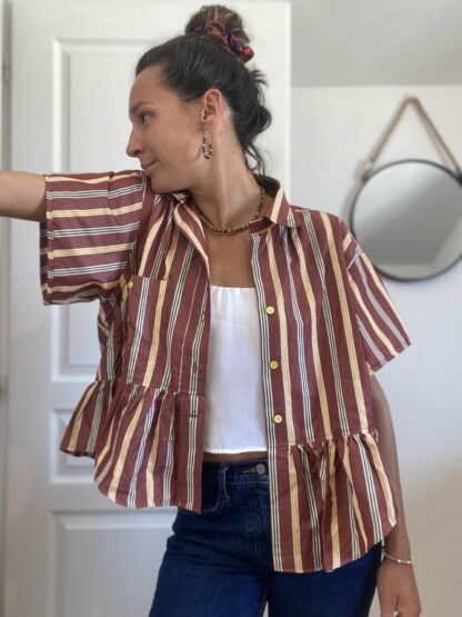 Chemise upcyclée Frida – Image 2
