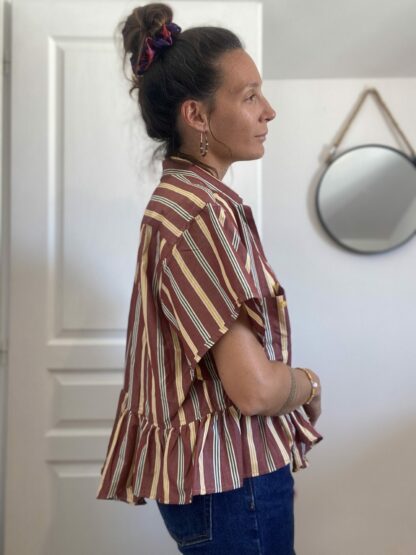 Chemise upcyclée Frida – Image 4