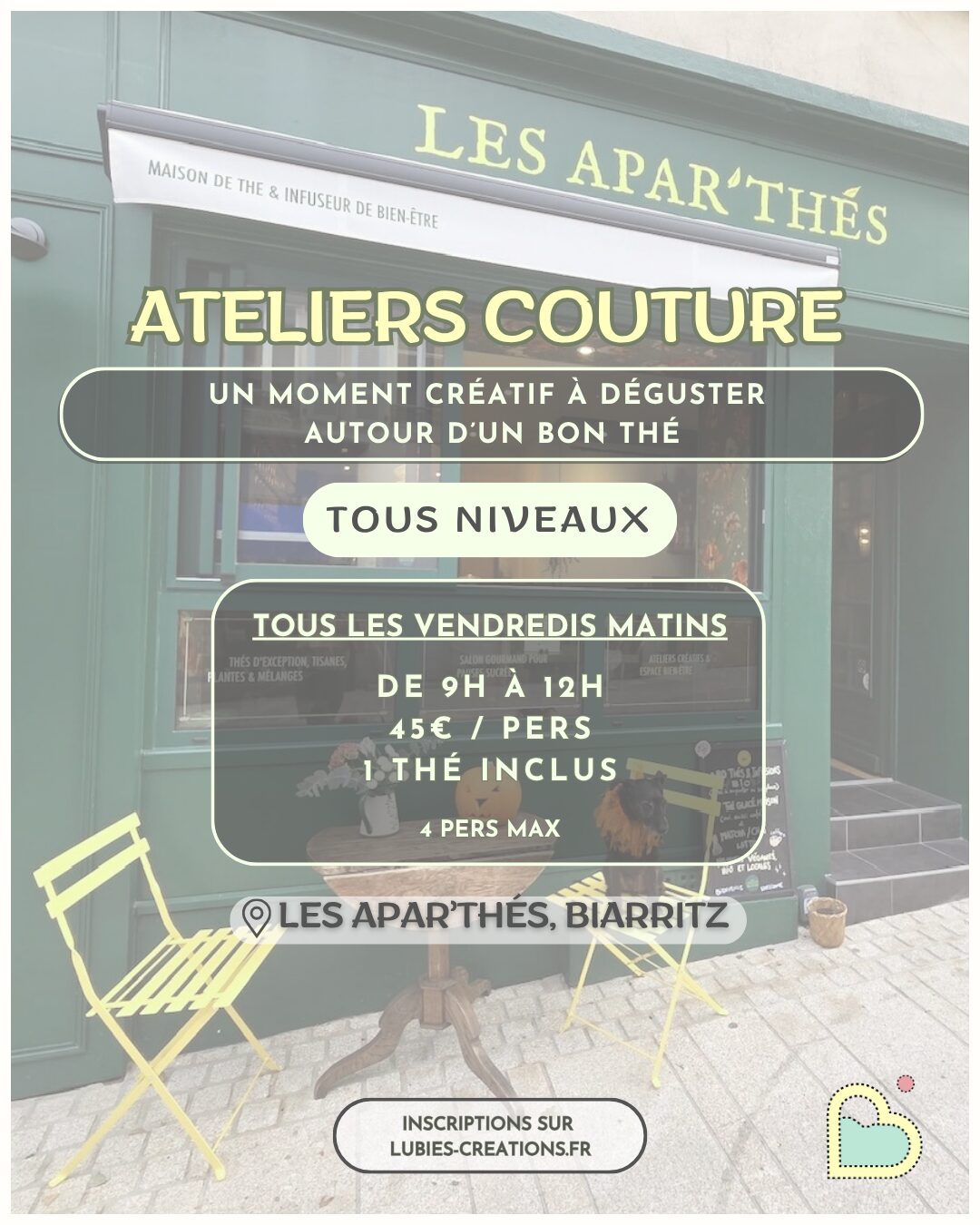 Ateliers couture Les Apar'thés