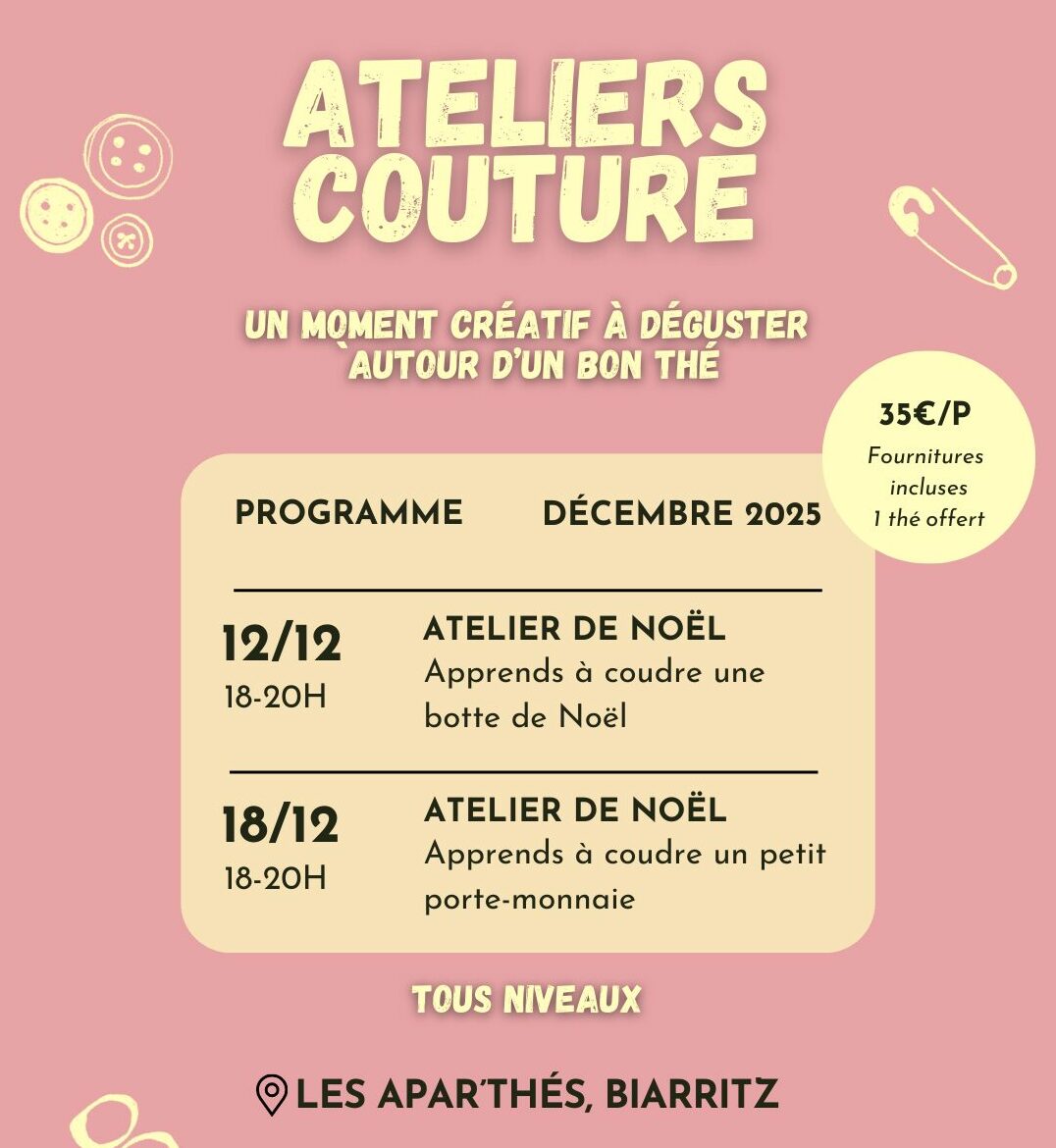 Ateliers couture Les Apar'thés