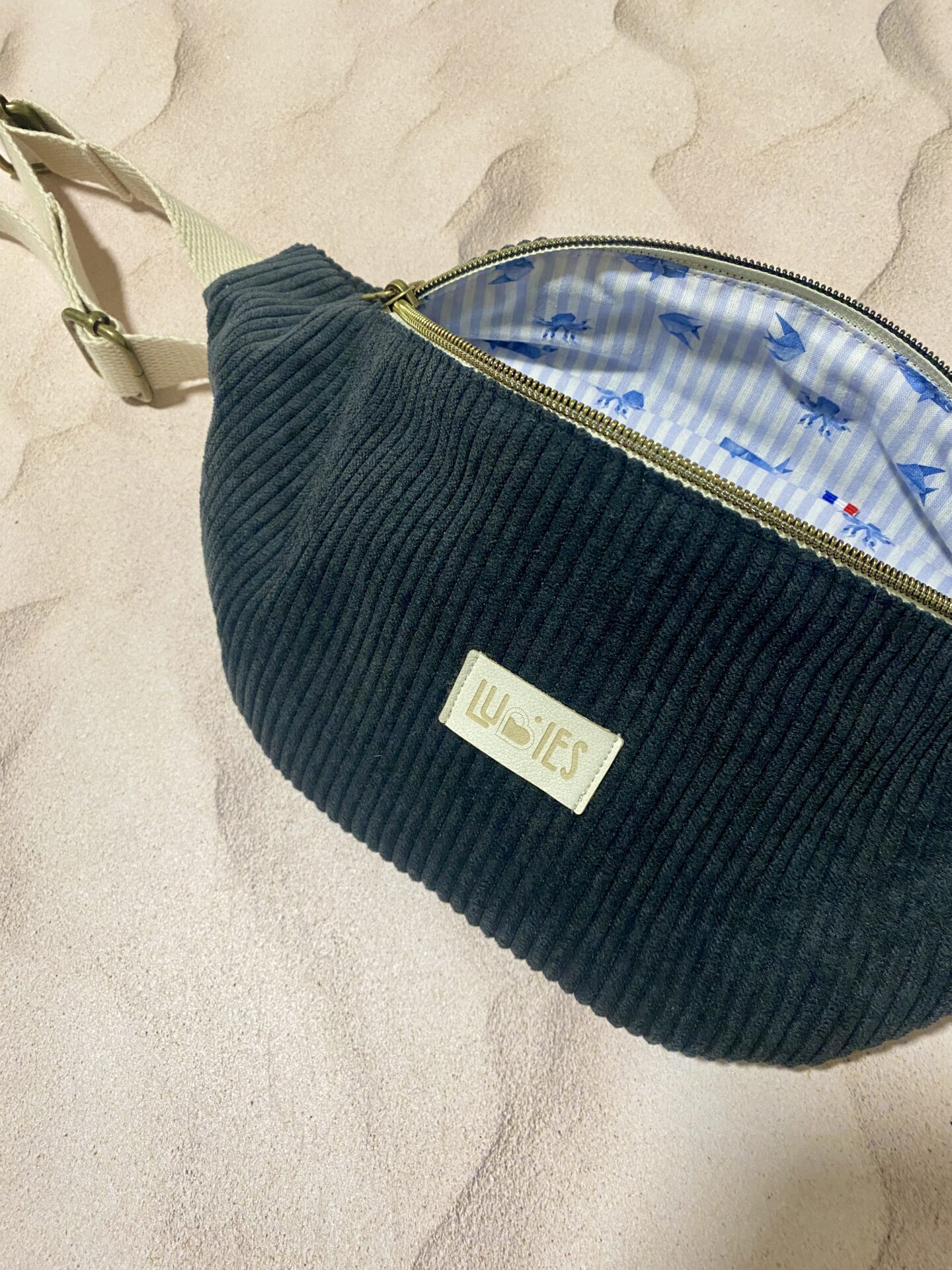 Sac banane Médium côtelé