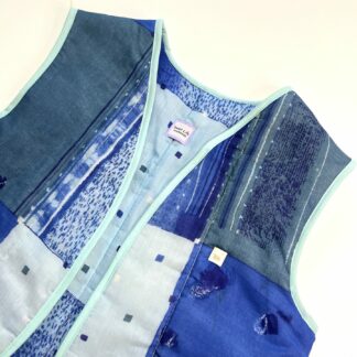 Gilet sans manches upcyclé