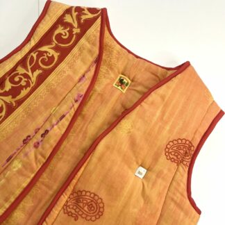 Gilet sans manches upcyclé